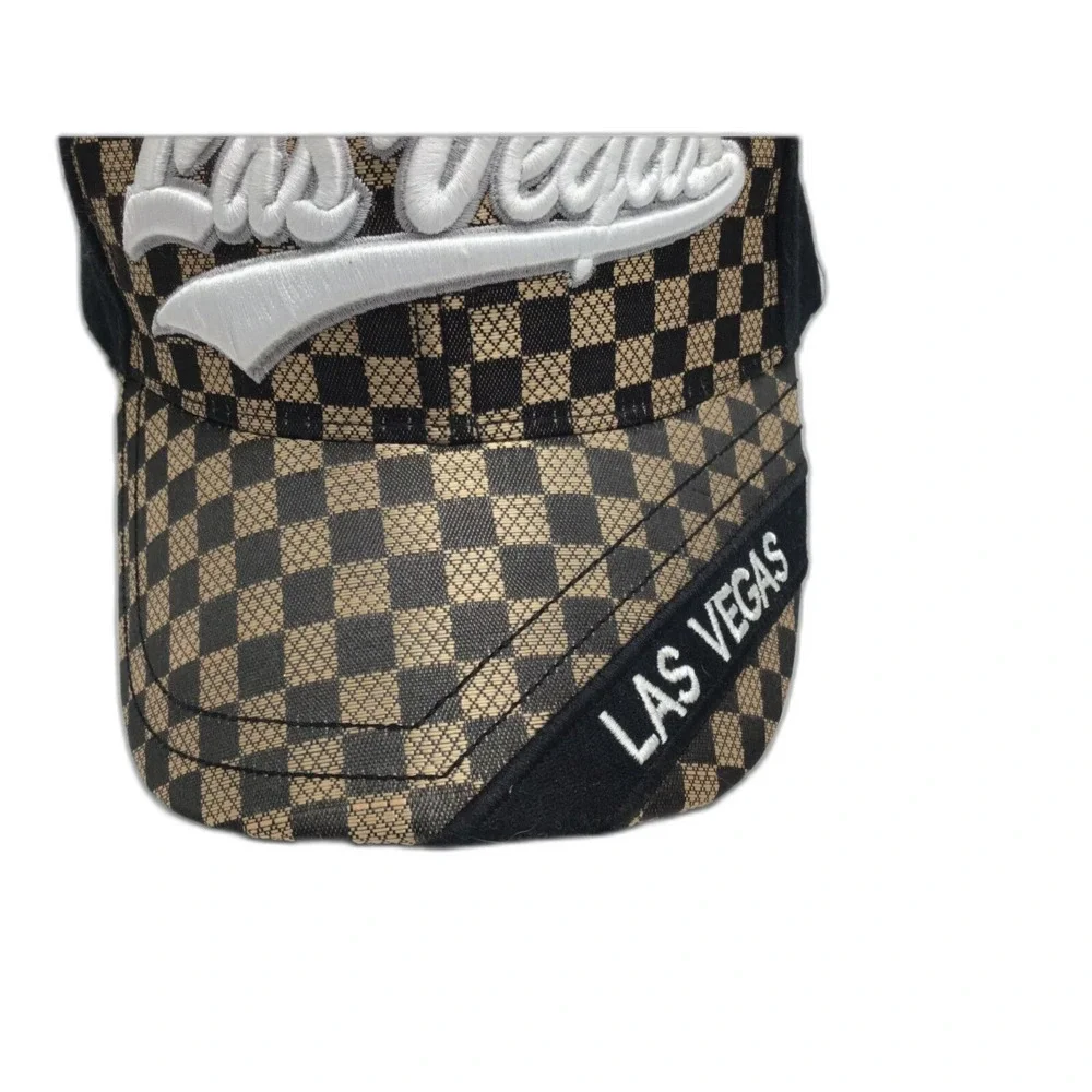 Chelona Mens Black Las Vegas Sin City Trucker Hat Adjustable Baseball Cap